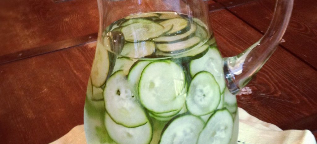 Flavored Water: Cucumber, Mint, & Lime Infused