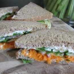 Greek-Style Veggie Sandwich