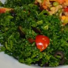 Kale, Tomato and Olive Salad with Lemon Vinaigrette
