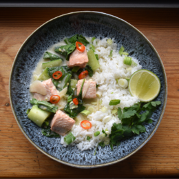Salmon Coconut Curry