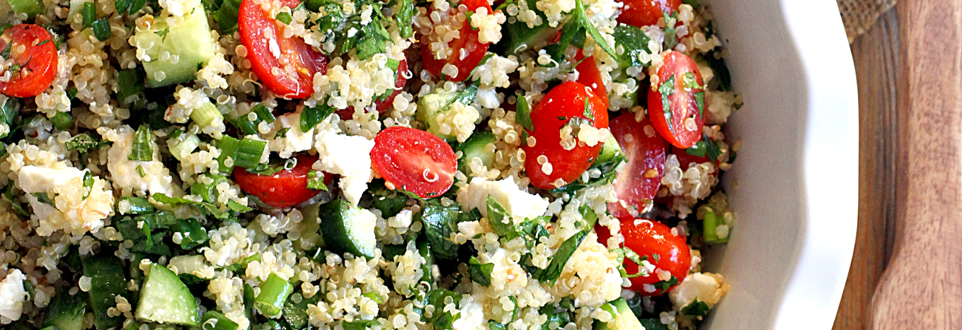 Quinoa Tabbouleh with Chickpeas