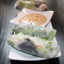 Summer Rolls with Peanut Sauce