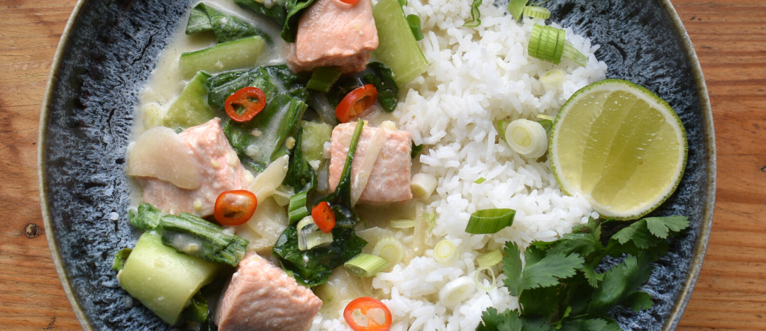 Salmon Coconut Curry