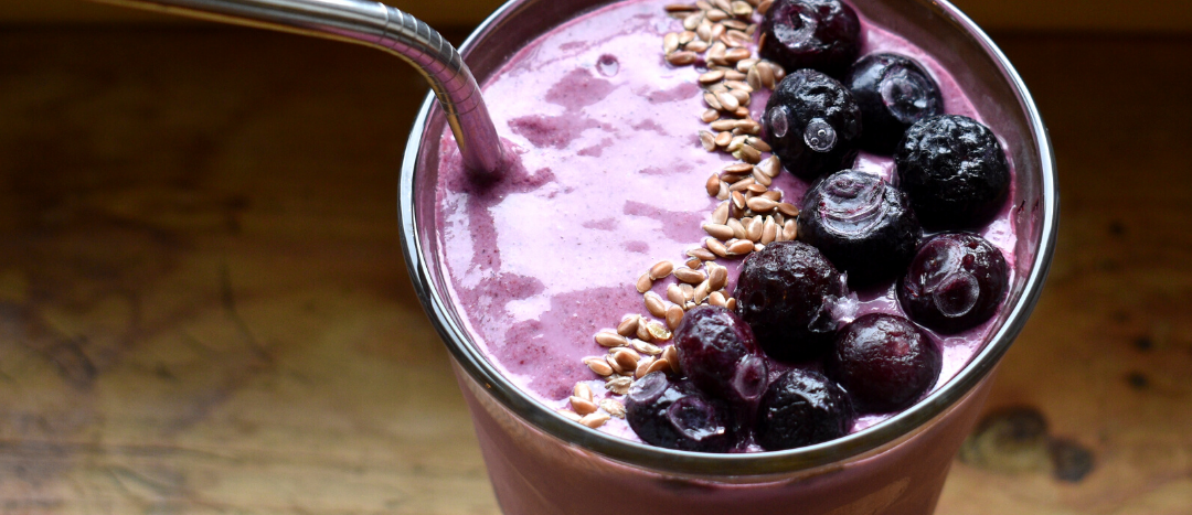 Blueberry Tahini Smoothie